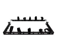 Lanview Panneau de gestion de câbles LOGON PROFESSIONAL RAO220BL 1/2U 19"