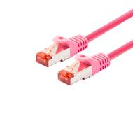 LOGON TCR66SS0025M câble de réseau Magenta 0,25 m Cat6 S/FTP (S-STP)