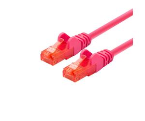 LOGON TCU66U010M câble de réseau Magenta 1 m Cat6 U/UTP (UTP)