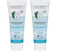 Logona - 1004mine - Dents - Pâte Dentifrice Minérale - 75 ml (Lot de 2)