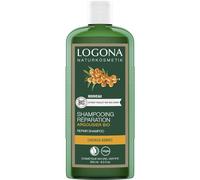 LOGONA CHAMPU REPARADOR espino amarillo 250ml. - convient pour l’entretien quotidien des cheveux à la maison, shampoing de soin pour le lavage quotidien des cheveux, contenance 250 ml et est conçu pou