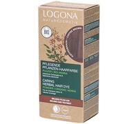Logona Coloration végétale nourrissante – henné bio, végétalienne – Marron café 100 g