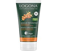 LOGONA MASCARILLA CAPILAR REPARADORA espino amarillo - masque visage en complément de la routine quotidienne, s’emploie plusieurs fois par semaine selon les besoins de la peau et facilite la prise en