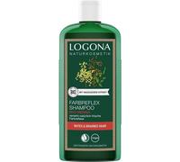 LOGONA Naturkosmetik Color Reflex Shampooing Red-Brown pour des cheveux naturellement brillants 250ml