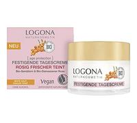 LOGONA Naturkosmetik Crème anti-âge pour peaux matures et matures - Crème de jour à l'argousier bio et à l'eau de rose de Damas bio - 50 ml