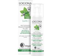 LOGONA Naturkosmetik Purify 0049 Fluide hydratant mat menthe bio et acide salicylique issu de l'écorce de saule 30 ml