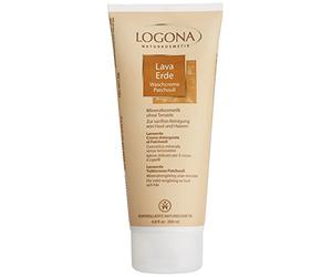 Logona Rhassoul Crème nettoyante Patchouli (2 x 200 ml) Maquillage minéral sans tenside