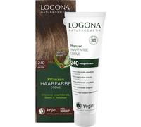 Logona Soin-des-cheveux Hair-ColourCrème colorante pour cheveux végétaux 240 Brun nougat 150 ml