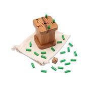 LOGOPLAY 6 Out - Six sur - Loin avec Les Six - Pourquoi est-ce Toujours Moi - 6 Voies - Jeu de dés dans Une Belle boîte de Jeu en Bois précieux de Samena
