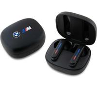 Logos BMW imprimés - Casque d'écoute Bluetooth TWS ENC + étui de chargement (Noir)