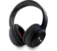 Logos BMW imprimés - Casque sans fil Bluetooth supra-auriculaire ENC (Noir)