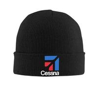 Logos Cessna Bonnets à Motif Cache-Bonne, Outdoor Hommes Chauds et Doux, Casquettes Unisexes pour Femmes, Casquettes Hip-hop imprimées Automne et Hiver