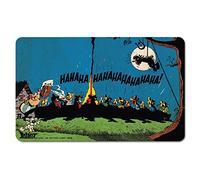 Logoshirt®️ Astérix I Obélix I Banquet I Planche à Petit-déjeuner I Planche à découper I 23x14cm I Résistant au Lave-Vaisselle & à la Chaleur I Design Original sous Licence