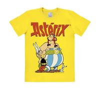 Logoshirt® Astérix Le Gaulois I Astérix et Obélix I T-Shirt imprimé I Femme & Homme I Manches Courtes I Jaune (065) I Design Original sous Licence I Taille 4XL