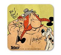 Logoshirt® Astérix - Obélix - Toc ! Toc ! Toc ! I Dessous de Verre I sous-Verres I 10x10cm I Design Original sous Licence