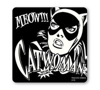 Logoshirt - DC Comics Dessous de Verre - Catwoman sous-Verre - héroïne - Noir - Design Original sous Licence