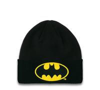 Logoshirt®️ DC Comics I Batman I Logo I Bonnet en Laine I Hiver I Femme & Homme I Brodé I Noir I Design Original sous Licence