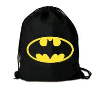 Logoshirt®️ DC Comics I Batman I Logo I Sac de gym I Cotton I Imprimé I AZO-free I Cordon de serrage I noir I Design sous licence