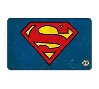 Logoshirt® DC Comics Planche à découper avec Logo Superman 23 x 14 cm Passe au Lave-Vaisselle et résistante à la Chaleur Design Original sous Licence
