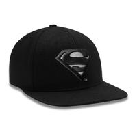 Logoshirt® DC Comics Superman Logo Noir Snapback Cap Enfant