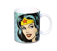 Logoshirt® DC I Wonder Woman I Portrait I Mug I Tasse à café I Porcelaine I 300 ML I dans Une boîte Cadeau colorée I Design Original sous Licence