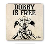 Logoshirt Film - Harry Potter - Dobby est Libre - Dessous de Verre - sous-Verre - coloré - Design Original sous Licence