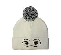 Logoshirt®️ Harry Potter I Hibou I Hedwige I Bonnet Pompom I Enfants I Fille & Garçon I Brodé I Design Original sous Licence