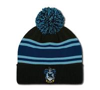 Logoshirt®️ Harry Potter I Ravenclaw I Logo I Bonnet Pompom I Femme & Homme I Brodé I Design Original sous Licence