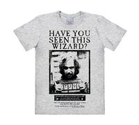 Logoshirt® Harry Potter I Sirius Black I Have You Seen This Wizard I T-Shirt imprimé I Femme & Homme I Manches Courtes I Gris chiné I Design Original sous Licence I Taille M
