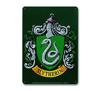 Logoshirt®️ Harry Potter - Serpentard Logo I Signe - Plaque en métal - Rétro I DIN A5 I Design Original sous Licence