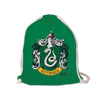 Logoshirt® Harry Potter Serpentard Logo Sac de sport à cordon | Harry Potter officiel sous licence, 100 % coton, idéal pour le sport, sans azoïques, 37 x 46 cm