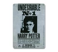 Logoshirt®️ Harry Potter - Wanted - Undersirable No. 1 I Signe - Plaque en métal - Rétro I DIN A5 I Design Original sous Licence
