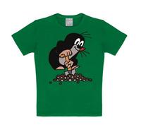 Logoshirt® La Petite Taupe I Taupek I Colline I T-Shirt imprimé I Enfant I Fille & Garçon I Manches Courtes I Vert I Design Original sous Licence I Taille 7-9 Ans