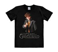 Logoshirt® Les Animaux fantastiques: Les Crimes de Grindelwald - Norbert Dragonneau I T-Shirt imprimé I Femme & Homme I Manches Courtes I Noir I Design Original sous Licence I Taille S