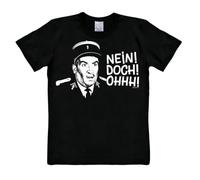 Logoshirt® Louis de Funès I Le Gendarme de Saint-Tropez I Nein! Doch! Ohhh! I T-Shirt imprimé I Femme & Homme I Manches Courtes I Noir I Design Original sous Licence I Taille 3XL