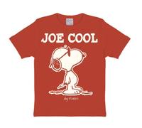 Logoshirt® Peanuts I Snoopy I Joe Cool I T-Shirt imprimé I Enfant I Fille & Garçon I Manches Courtes I Rouge I Design Original sous Licence I Taille 15-16 Ans