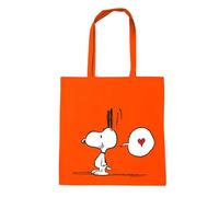 Logoshirt® Peanuts I Snoopy In Love I Sac en coton I imprimé I avec longues poignées I Design sous licence