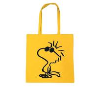 Logoshirt® Peanuts I Woodstock I Lunettes de soleil I Sac en coton I imprimé I avec longues poignées I jaune I Design sous licence