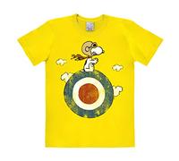 Logoshirt® Peanuts Snoopy Pilote Target Tee-Shirt Femme & Homme