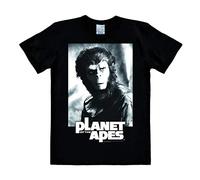 Logoshirt® Planet of The Apes I Cornélius I T-Shirt imprimé I Femme & Homme I Noir I Design Original sous licenceI Taille L