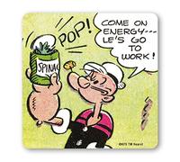 Logoshirt Popeye Le Marin - Energy Dessous de Verre - sous-Verre - coloré - Design Original sous Licence