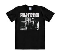 Logoshirt® Pulp Fiction T-Shirt Homme et Femme I T-Shirt à Motif Noir Manches Courtes col Rond I Design Original sous Licence I Logo imprimé de Haute qualité I 100% Coton