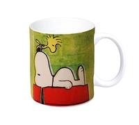 Logoshirt Tasse à café Snoopy & Woodstock sous licence – Porcelaine 300 ml – Boîte cadeau colorée