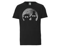 LOGOSHIRT T-Shirt 'Sesamstraße - Ernie & Bert' gris / noir, Taille XXXL