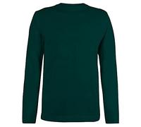 Logostar T-Shirt Manches Longues Grande Taille | Basic Bigsize 3XL - 15XL | Col Rond en Coton pour Homme | Forest Green, 10XL