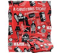 LOGOVISION A Christmas Story ACS Icon Collage Plaid Ultra Doux au Toucher Soyeux - 152 x 127 cm