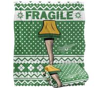 LOGOVISION A Christmas Story Fragile Plaid Ultra Doux au Toucher Soyeux - 152 x 127 cm