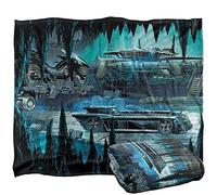 LOGOVISION Batman Batman Batcave Plaid Ultra Doux au Toucher Soyeux - 152 x 127 cm