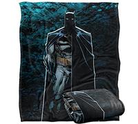 LOGOVISION Batman Batman Batcave Silhouette Plaid Ultra Doux au Toucher Soyeux - 152 x 127 cm