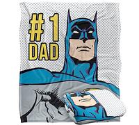 LOGOVISION Batman Batman No.1 Dad Plaid Ultra Doux au Toucher Soyeux - 152 x 127 cm
